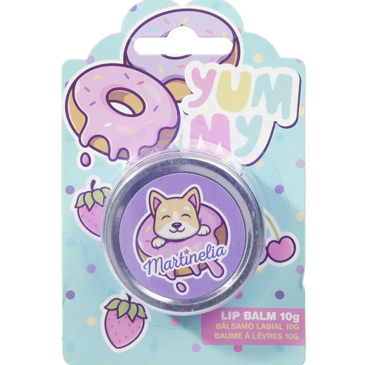 Baume à lèvre Martinelia Yummy dans sa boîte 10g