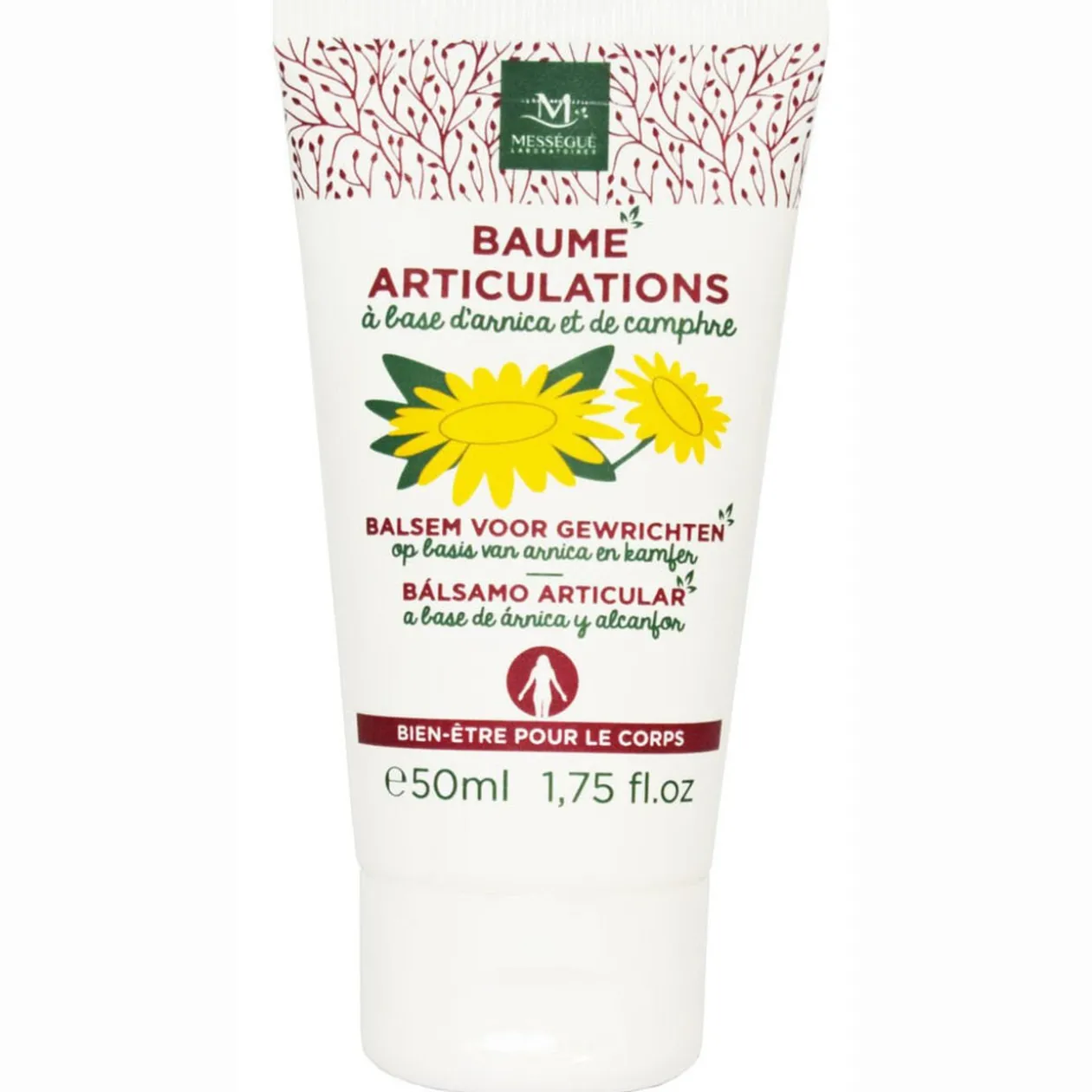 Baume articulations à base d'arnica et de camphre 50 ml