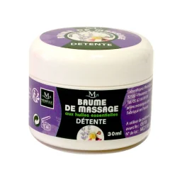 Baume de massage Détente aux huiles essentielles