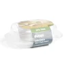 Beurrier plastique sans BPA transparent ou gris 17,4x12,5xH6cm