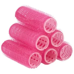 Bigoudi auto agrippant rose x6