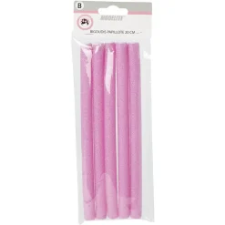 Bigoudi papillotte rose fuchsia L20 cm x5