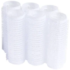 Bigoudi scratch latex blanc Ø2cm x6