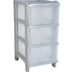 Bloc 3 tiroirs à roulettes