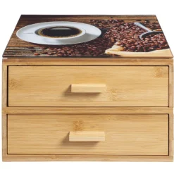 Bloc tiroirs à dosettes 2 niveaux