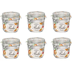 Bocal à conserve avec fermeture à clapet 350 ml x 6