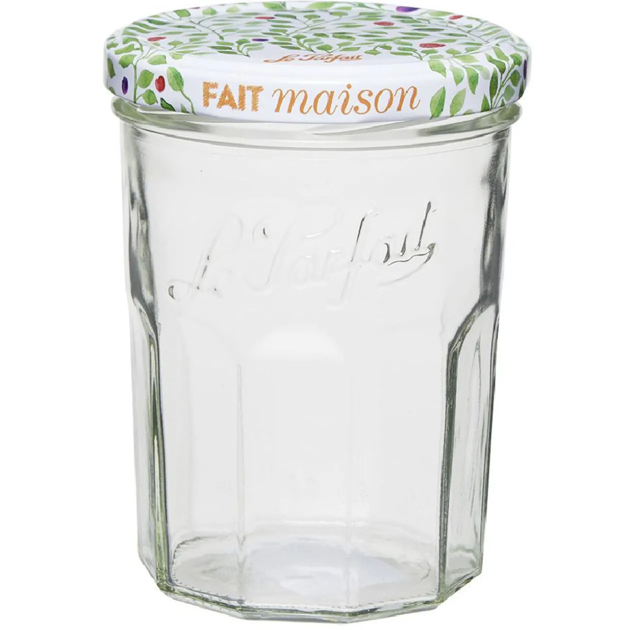 Bocal confiturier Le Parfait verre et métal 385 ml