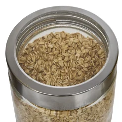 Bocal en verre avec couvercle hermétique 800 ml x2