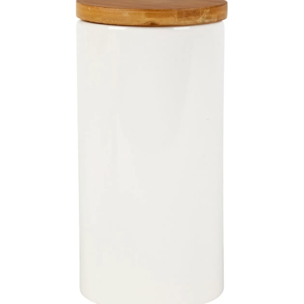 Bocal grès couvercle bambou