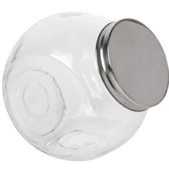 Bocal incliné verre couvercle métal 1,5 L