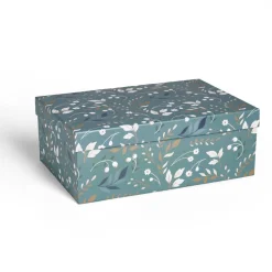 Boite carton décorée 48x33,5xH16cm - 2 modèles