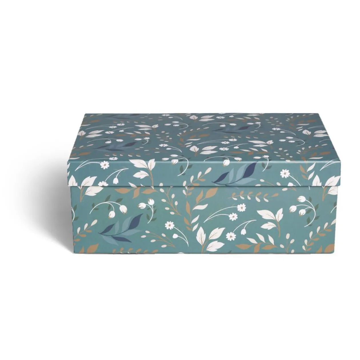 Boite carton décorée 48x33,5xH16cm - 2 modèles