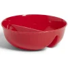 Bol à 2 compartiments 18x18xH5,5cm - 2 coloris