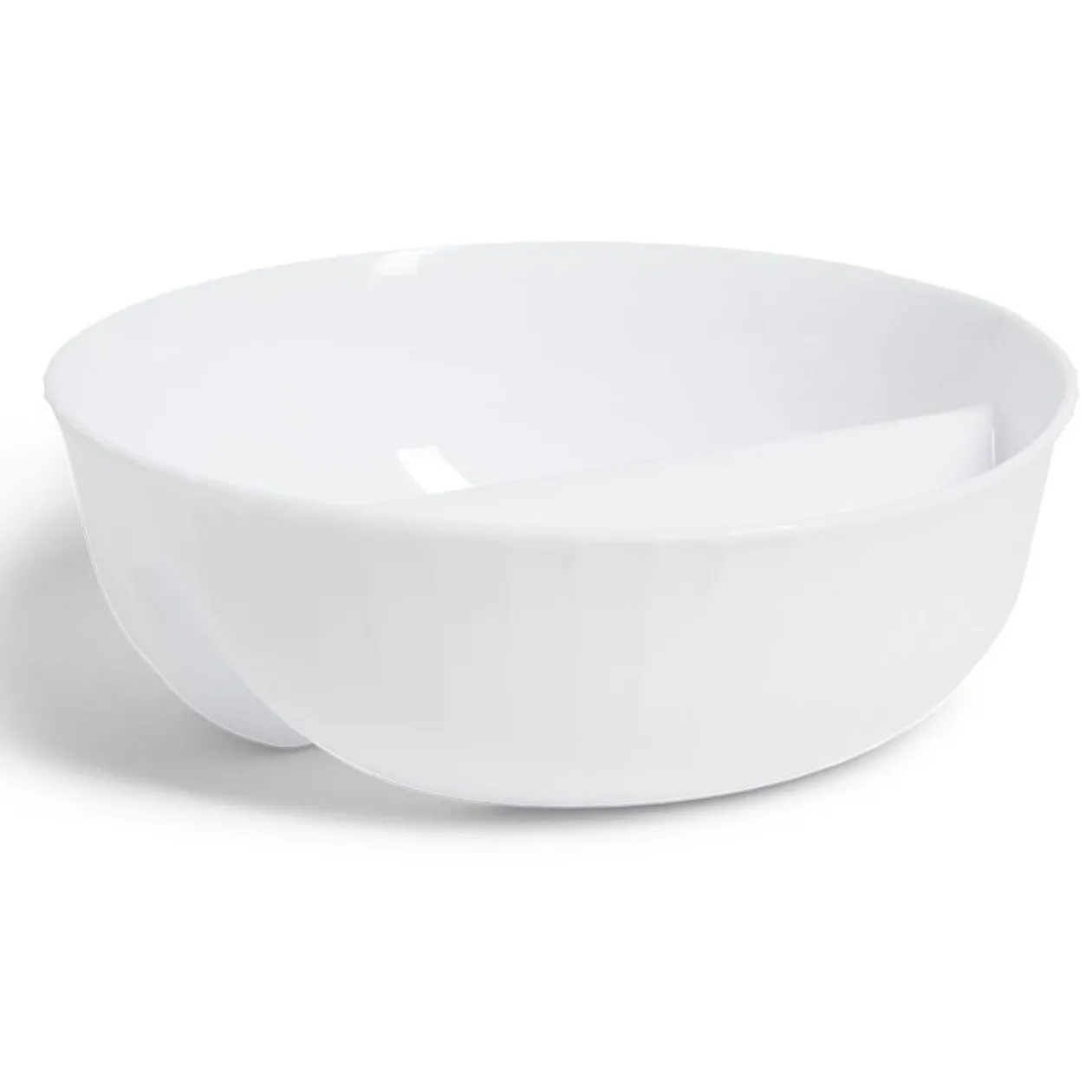 Bol à 2 compartiments 18x18xH5,5cm - 2 coloris