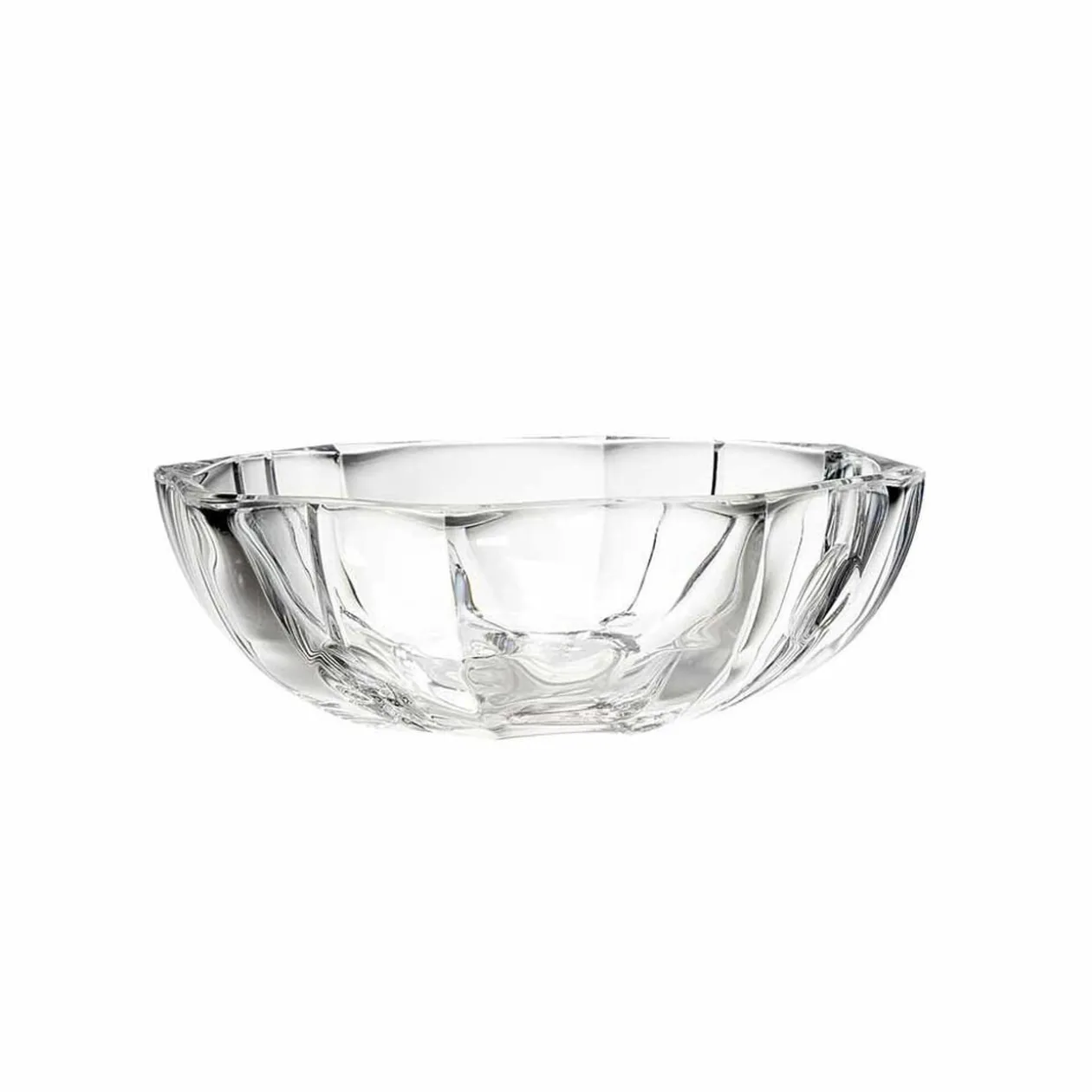 Bol Berlin octogonal en verre transparent ø12 cm