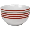 Bol blanc à rayures