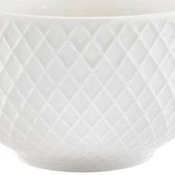 Bol embossé blanc x4