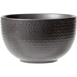 Bol en grès noir x4