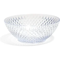 Bol en plastique transparent effet martelé