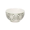 Bol en porcelaine motif Carreau de ciment gris
