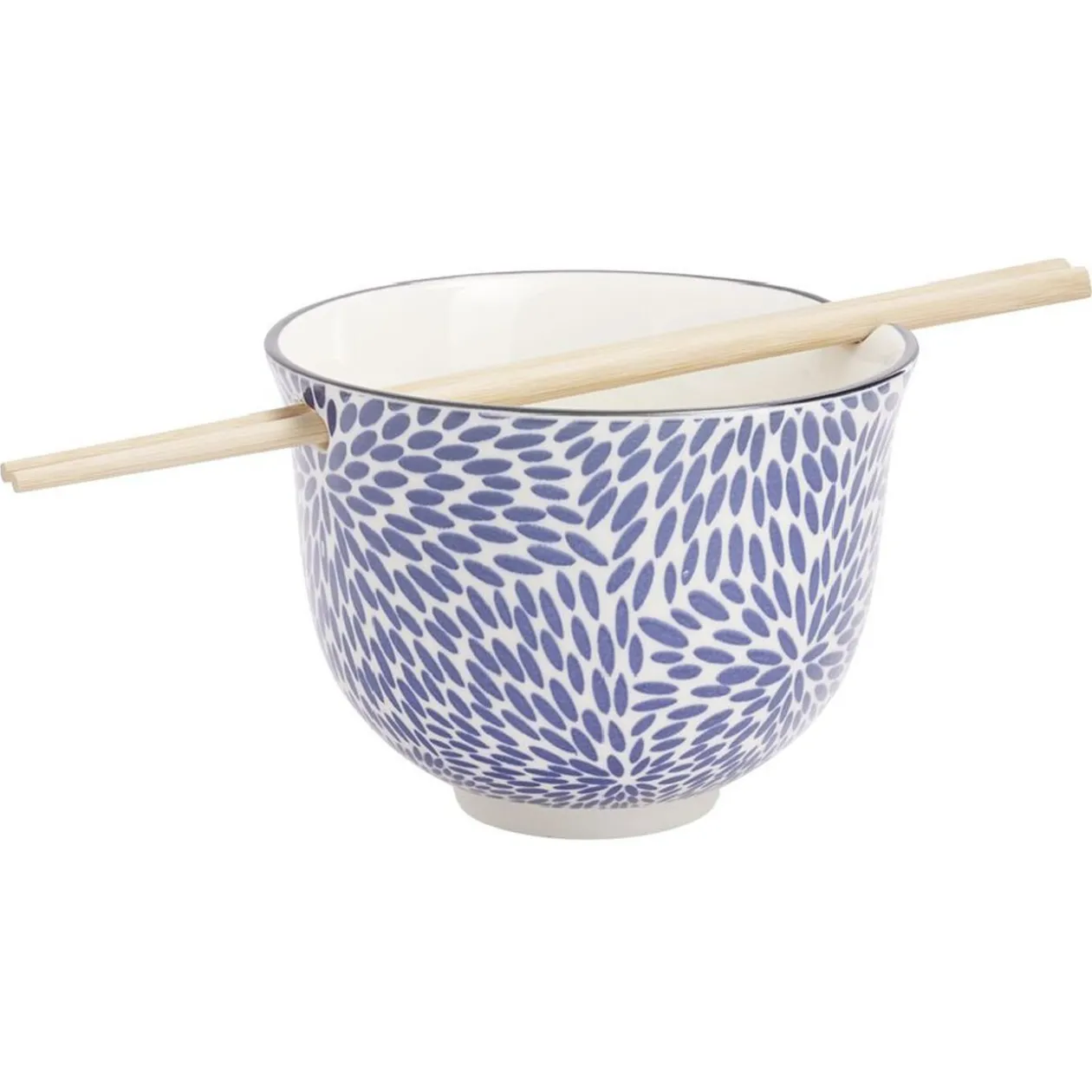 Bol japonais à Râmen céramique avec baguettes