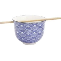 Bol japonais à Râmen céramique avec baguettes