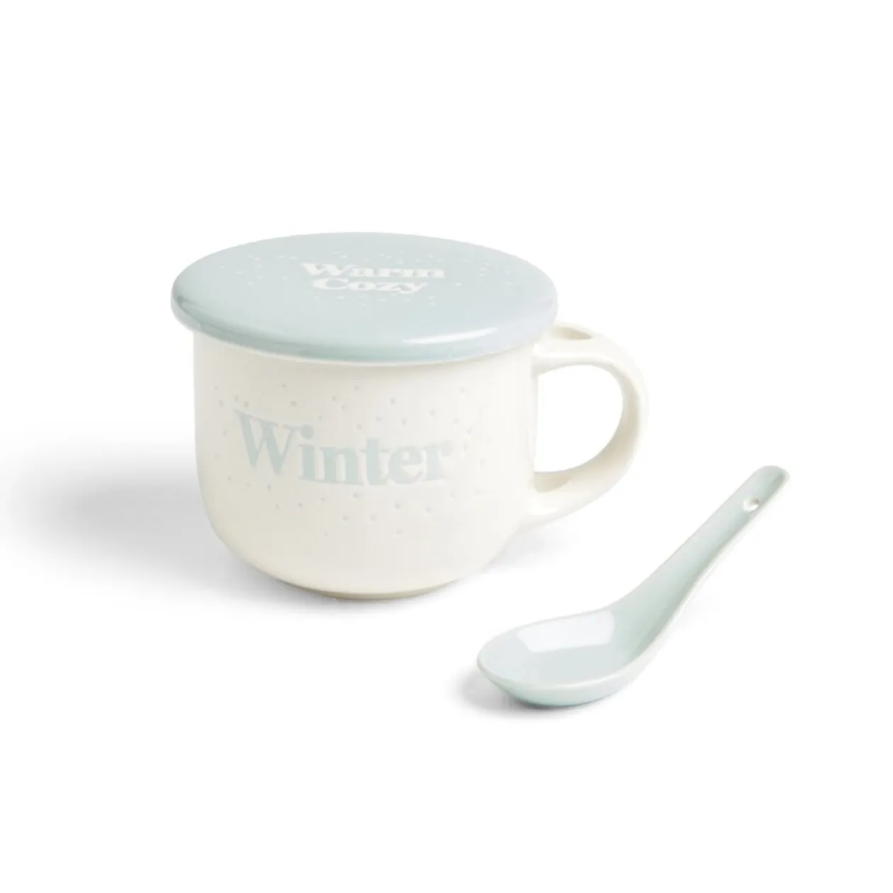 Bol jumbo 62cl avec cuillère et couvercle winter