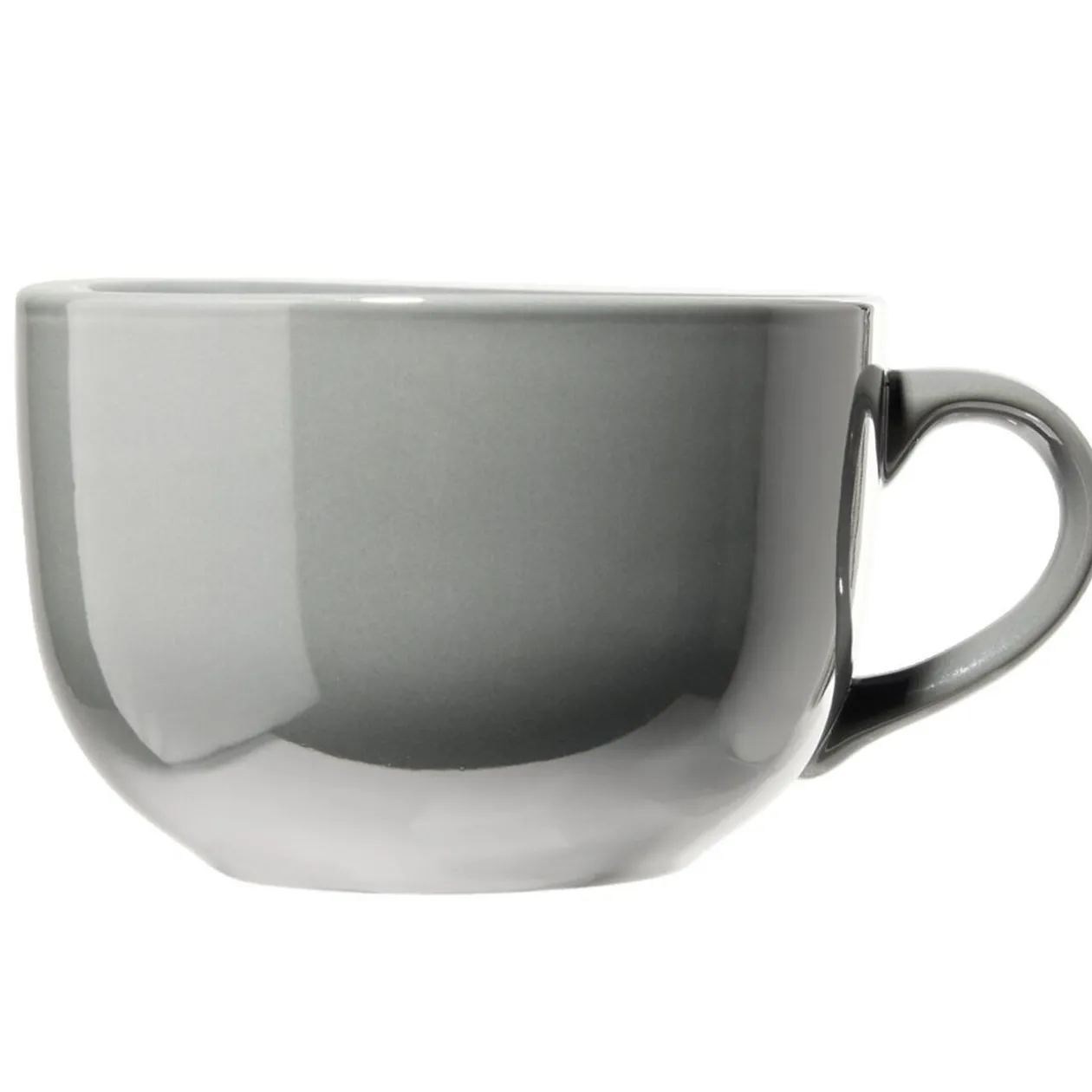 Bol jumbo Madrid en faïence gris foncé Ø13xH8,5cm 700ml