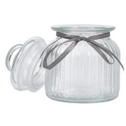 Bonbonnière en verre transparent 0,6L