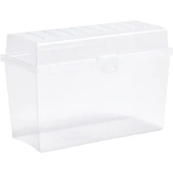 Boîte à biscuits plastique transparent