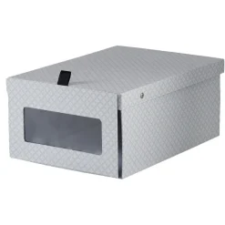 Boîte à chaussures avec fermeture aimantée