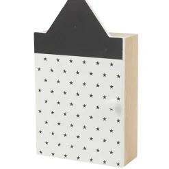 Boîte à clé maison blanc et noir