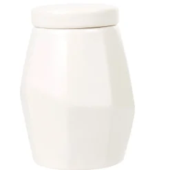 Boîte à coton diamant blanc