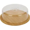 Boîte à fromage bambou et plastique Ø28,5xH9cm