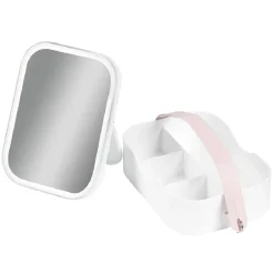 Boîte à maquillage à led avec miroir