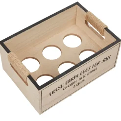 Boîte à oeufs en bois