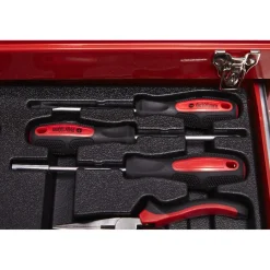 Boîte à outils et 83 pièces