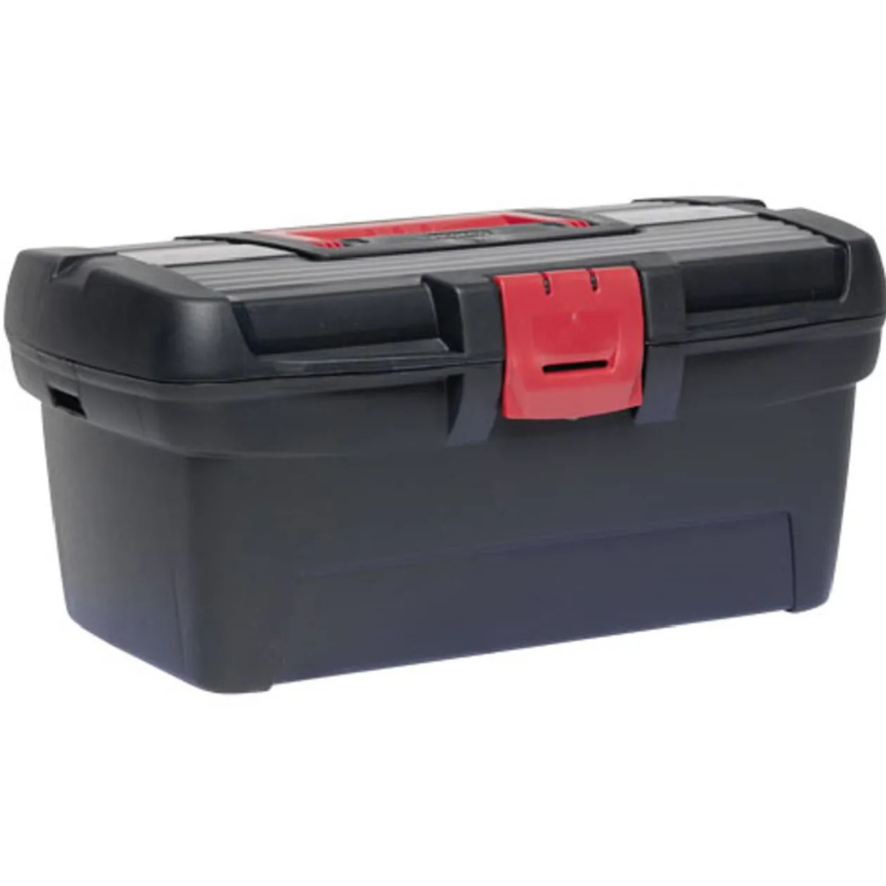 Boîte à outils plastique noir et rouge