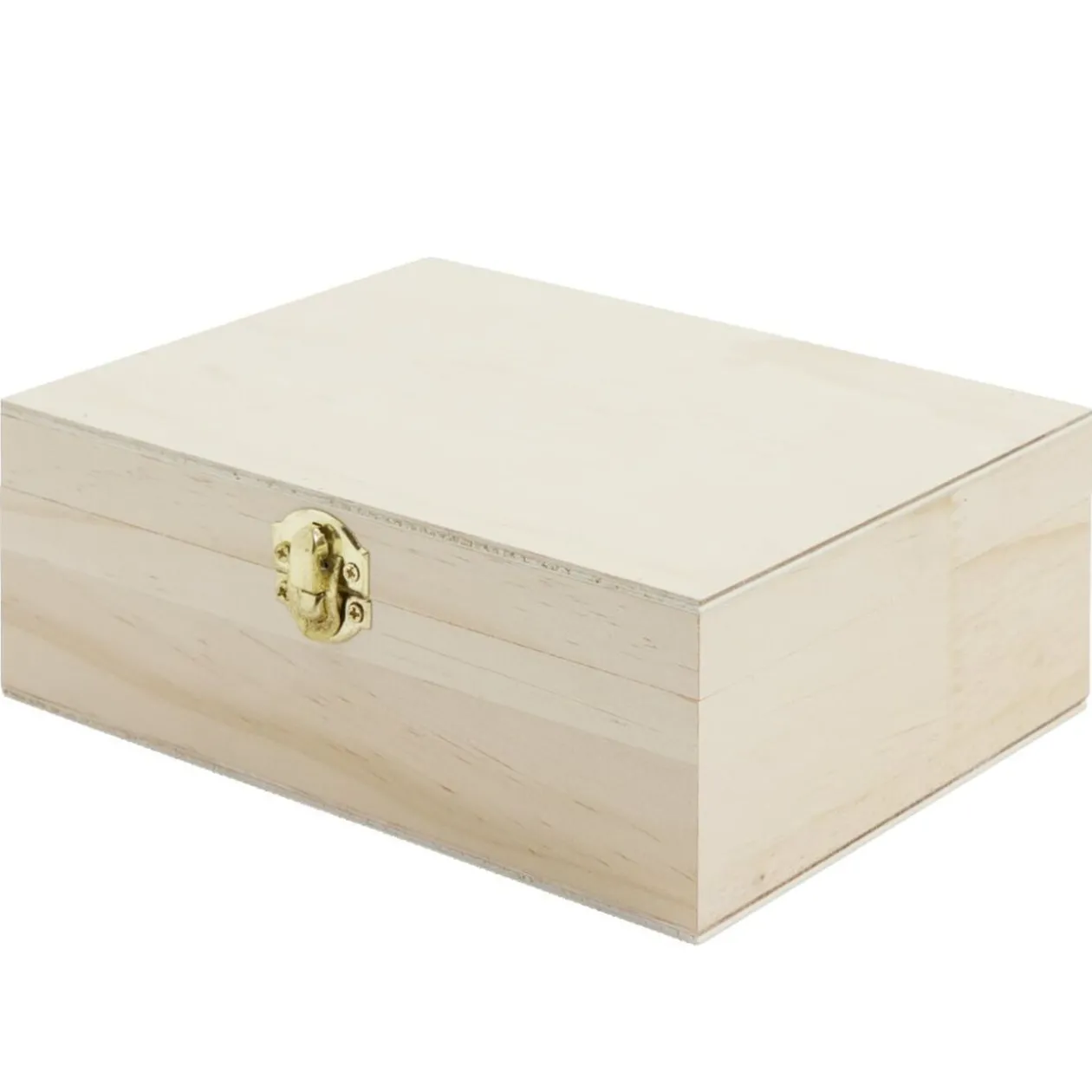 Boîte à thé en bois à personnaliser 20xH7x15cm