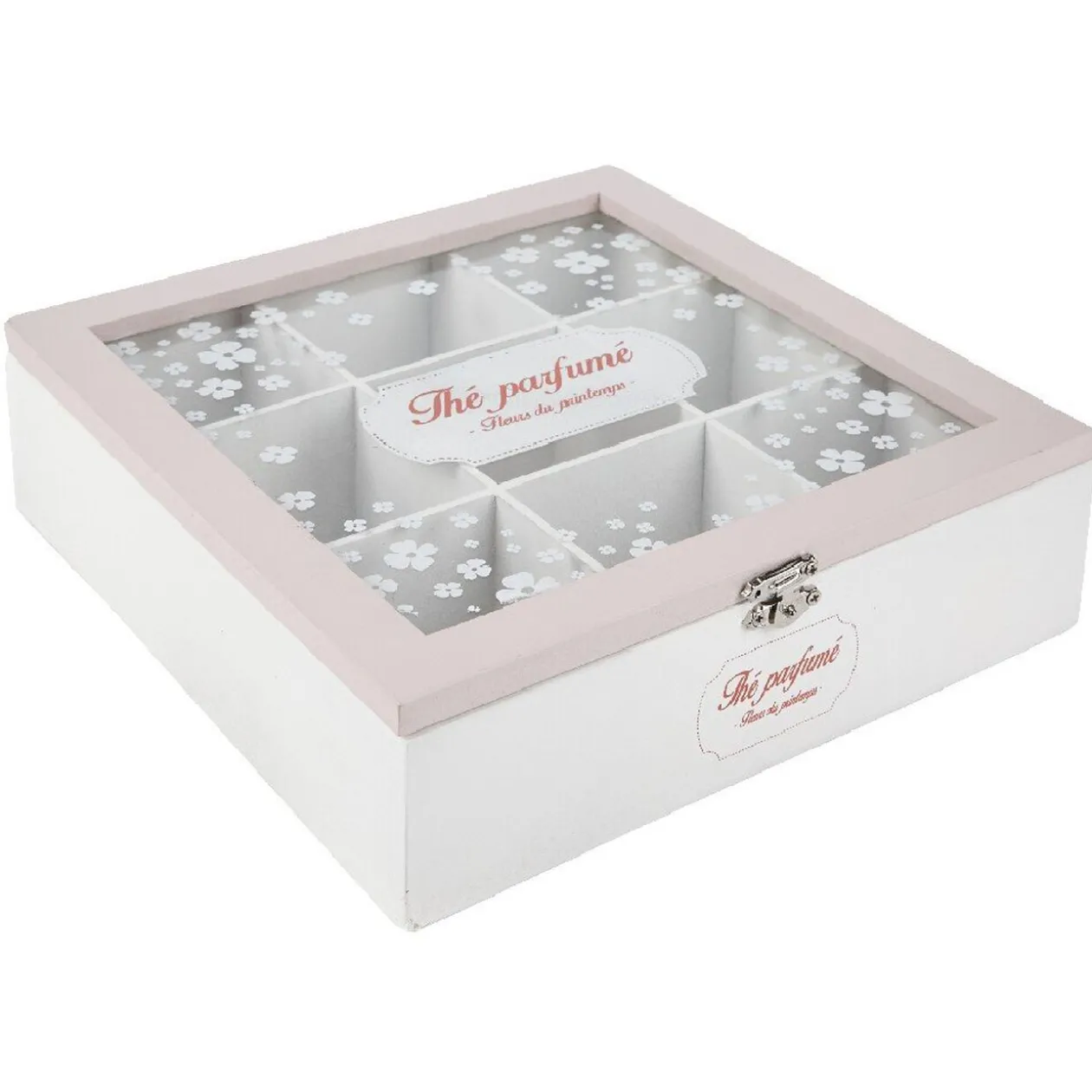 Boîte à thé motif fleur de cerisier