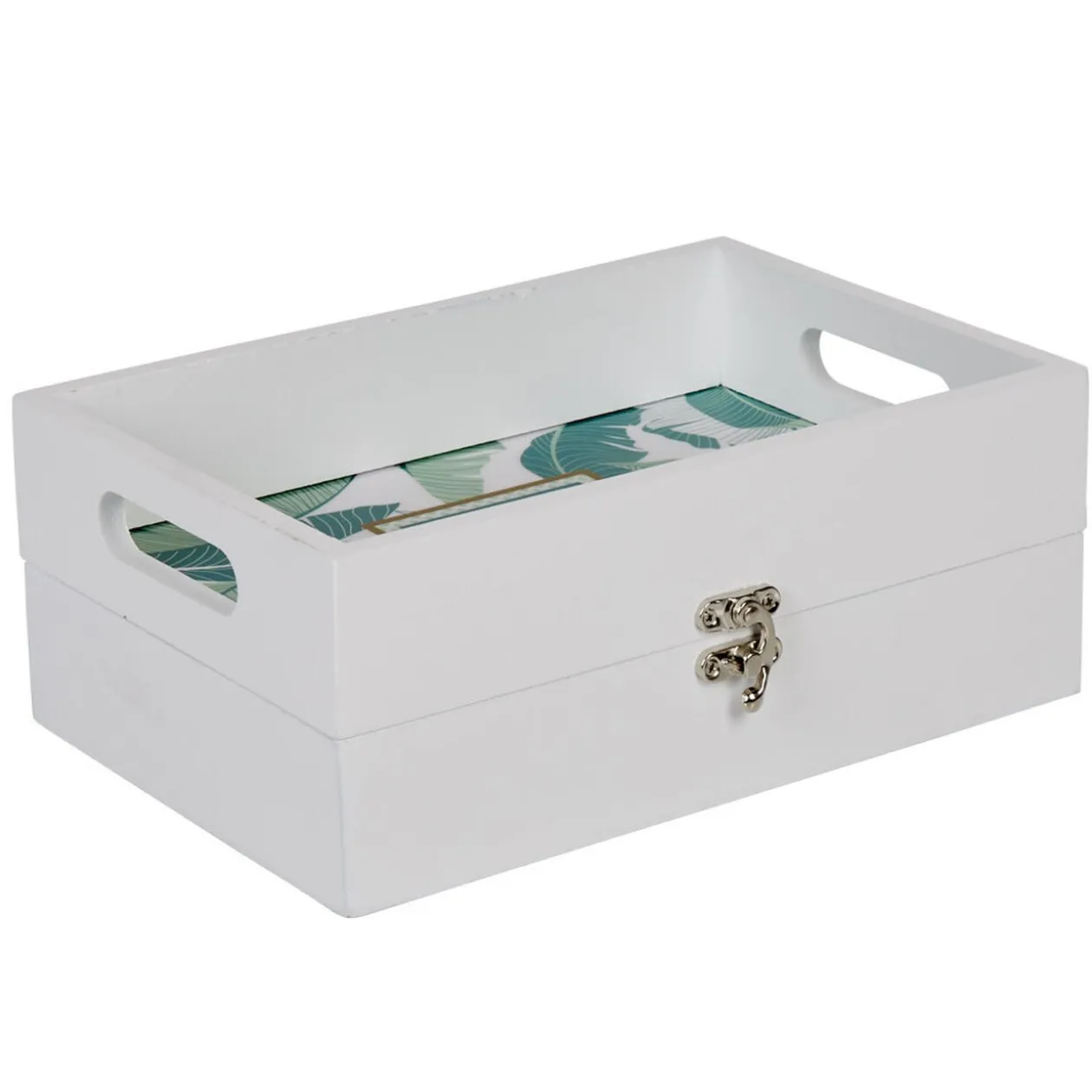 Boîte à thé plateau 2 en 1