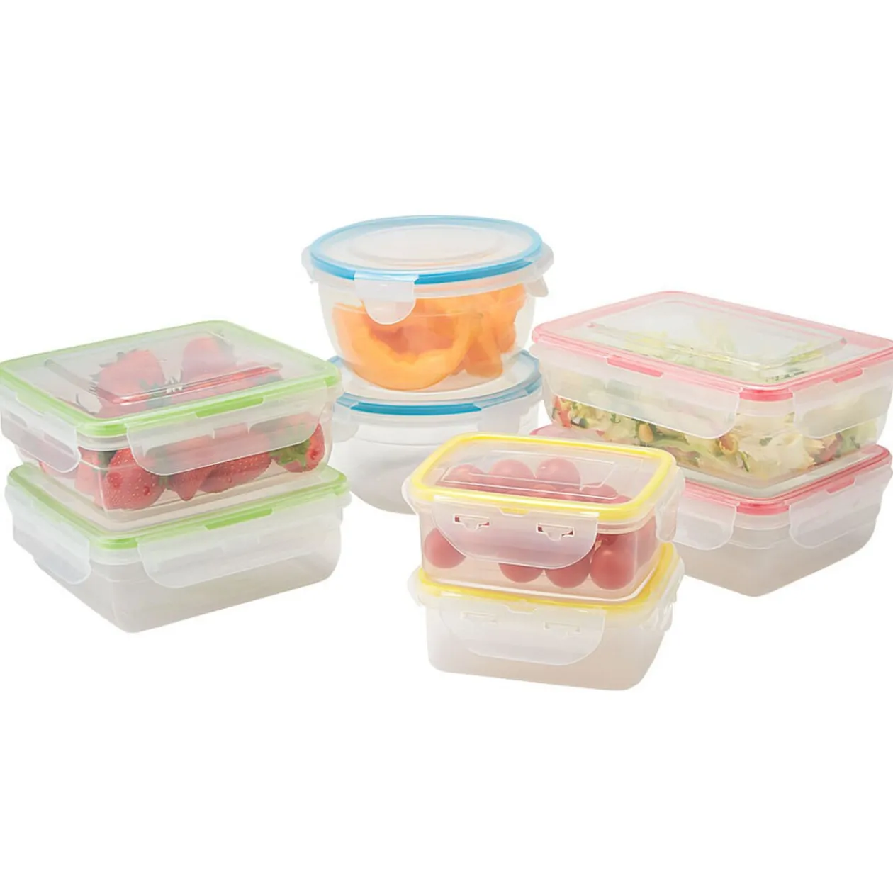 Boîte alimentaire à clip x8