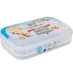 Boîte alimentaire avec tablettes rafraîchissantes