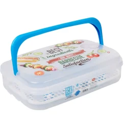 Boîte alimentaire avec tablettes rafraîchissantes