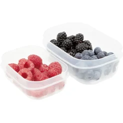 Boîte alimentaire couvercle bleu