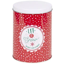 Boîte alimentaire design Noël métal x3