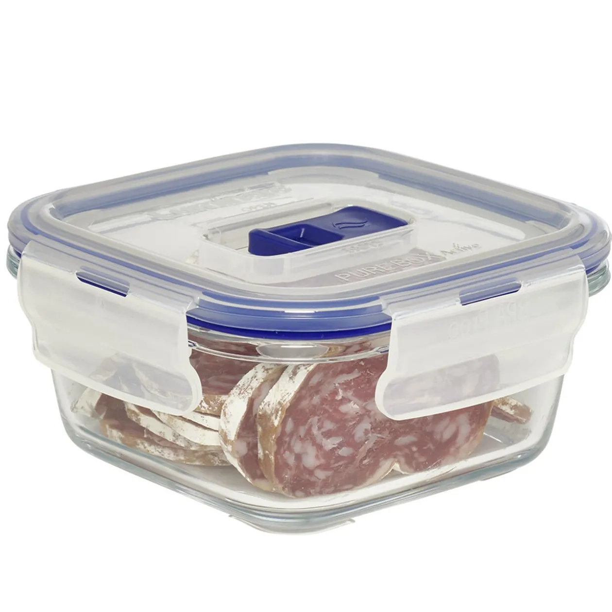 Boîte alimentaire en verre trempé transparent x3