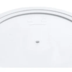 Boîte alimentaire extensible transparente couvercle blanc