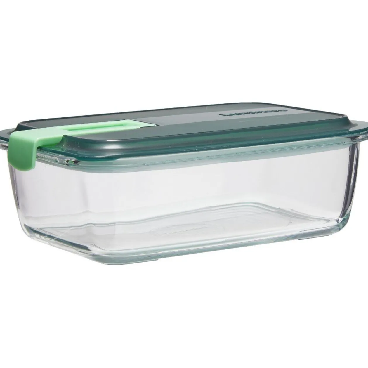 Boîte alimentaire Luminarc verre Esay Box transparent et vert 122 cl