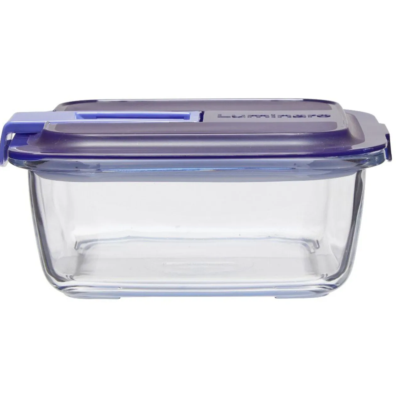Boîte alimentaire Luminarc verre Easy Box transparent et vert 76 cl